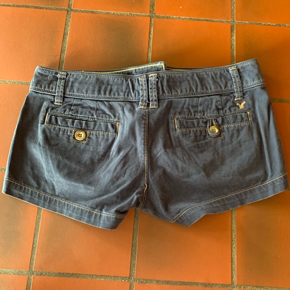 American Eagle Cotton Navy Short - Picture 2 of 2